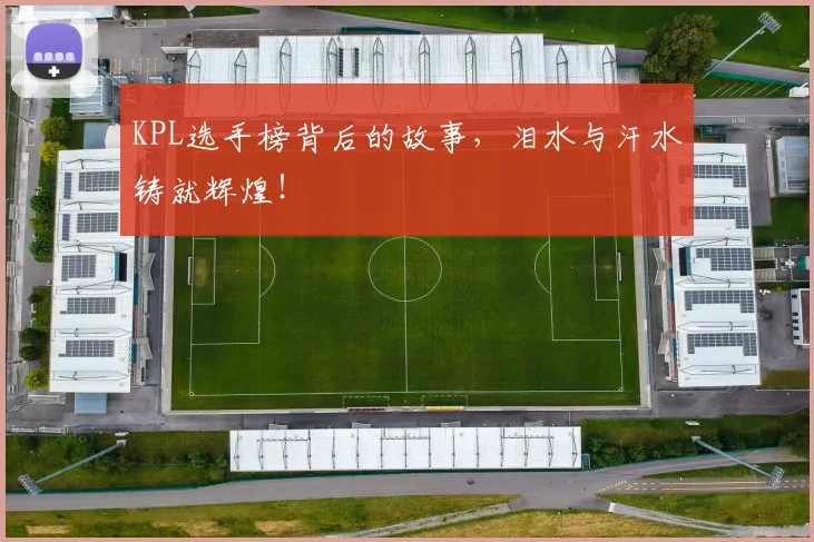 KPL选手榜背后的故事，泪水与汗水铸就辉煌！